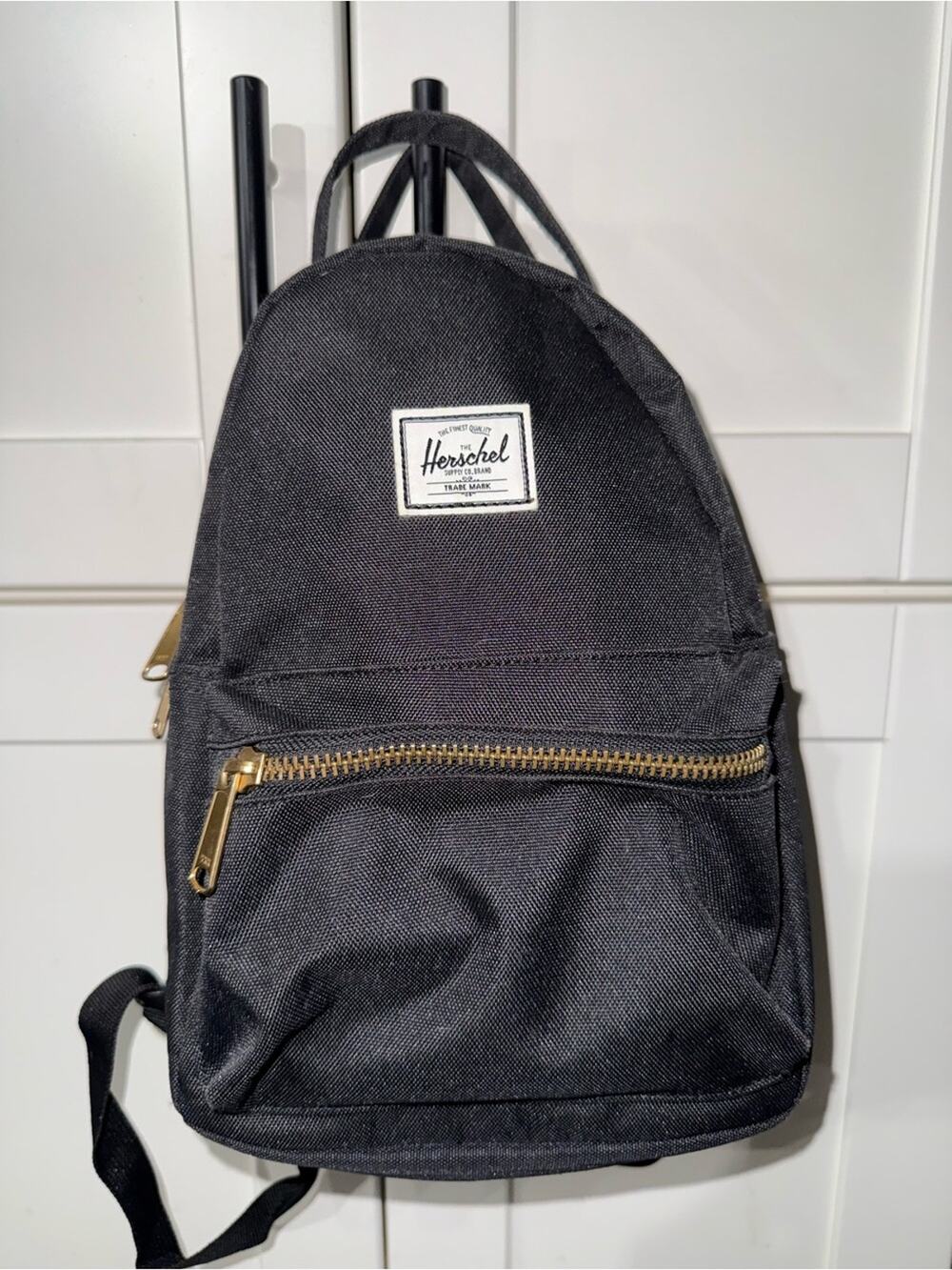 UEC HERSCHEL NOVA MINI
BACKPACK Black Mini Backpack with Gold Hardware PERFECT